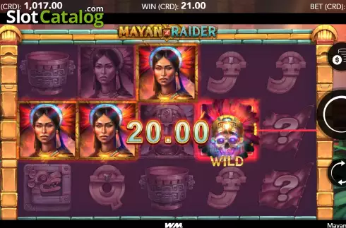 Skärmdump3. Mayan Raider slot