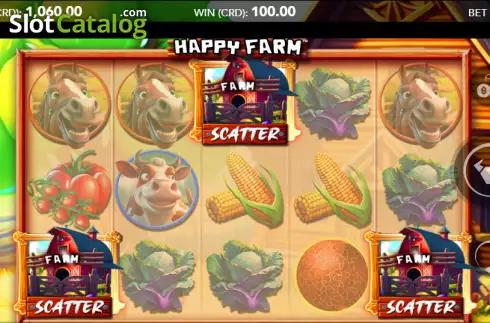 Win screen. Happy Farm (World Match) slot