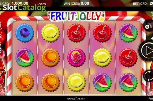 Reels screen. FruitJolly slot