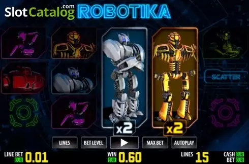 Screen 3. Robotika HD slot