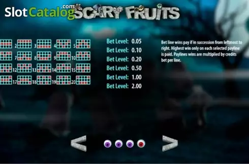 画面5. Scary Fruits HD カジノスロット
