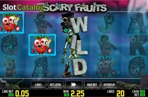 Skärmdump7. Scary Fruits HD slot