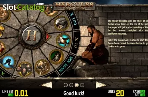 Tabla de pagos 3. Hercules HD Tragamonedas 