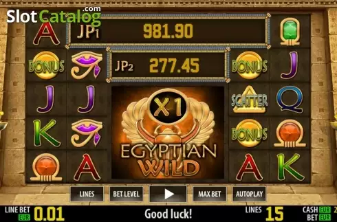 Bobinas de jogo. Egyptian Wild HD slot