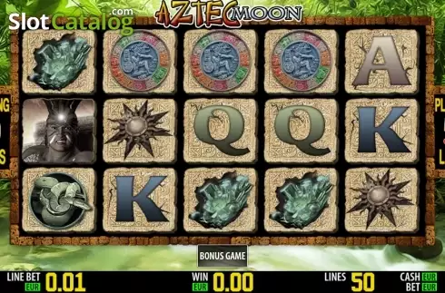 Vincere il BonusGame. Aztec Moon HD slot