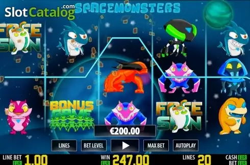 Win 2. Space Monsters HD slot
