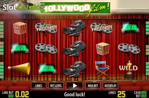 Game reels. Hollywood Film HD slot