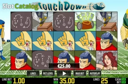 Win. Touch Down HD slot