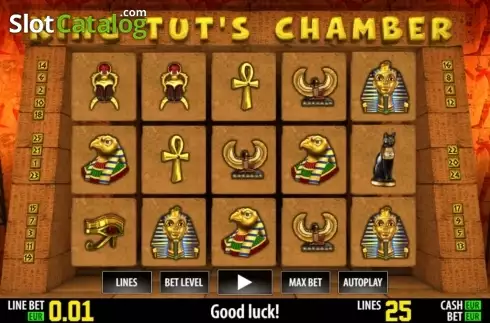 Game reels. King Tut's Chamber HD slot