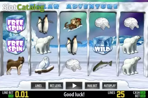 Game reels. Polar Adventure HD slot
