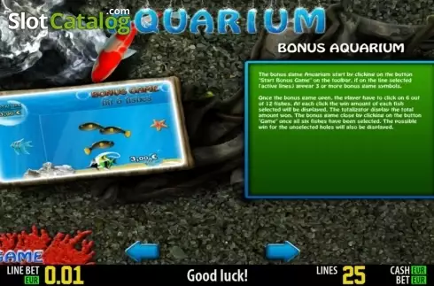 Πίνακας πληρωμών 3. Aquarium HD Κουλοχέρης 