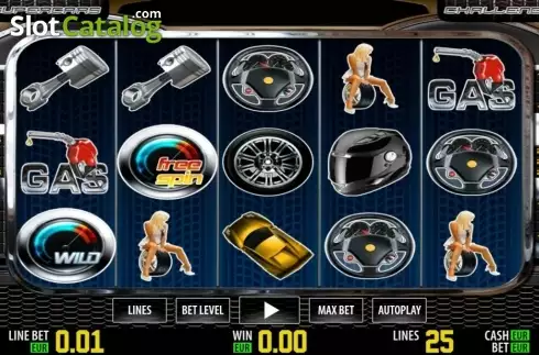 Game reels. Supercars Challenge HD slot