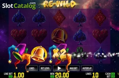 Bildschirm5. Re-Wild slot