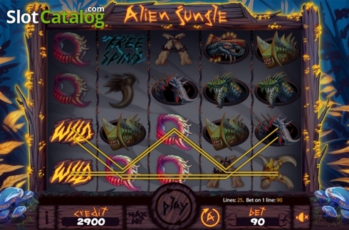 Game workflow 3. Alien Jungle slot