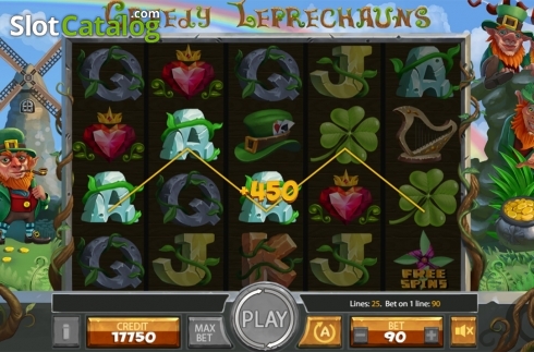 Game workflow . Greedy Leprechauns slot