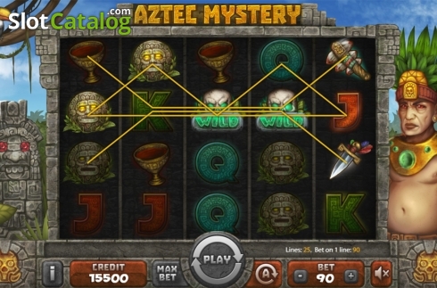 Game workflow. Aztec Mystery (X Card) slot