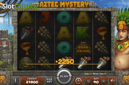 Game workflow 3. Aztec Mystery (X Card) slot