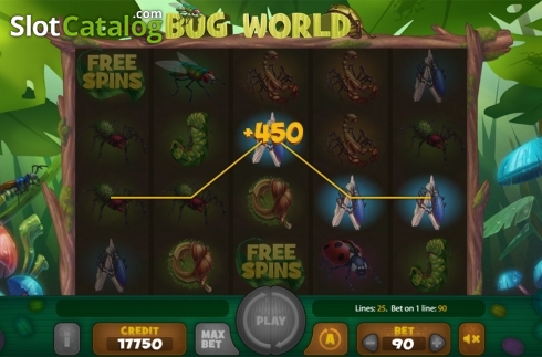 Écran3. Bug World Machine à sous