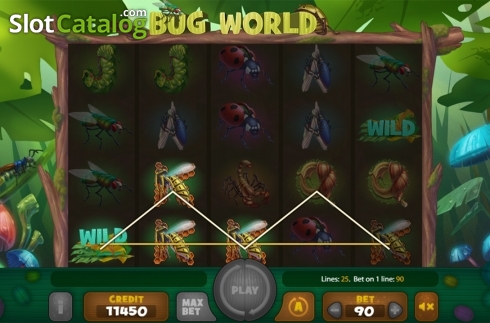 Οθόνη4. Bug World Κουλοχέρης 
