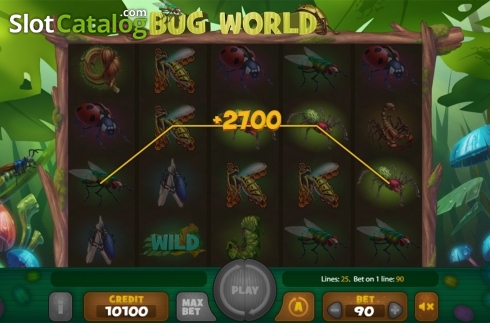 Écran5. Bug World Machine à sous