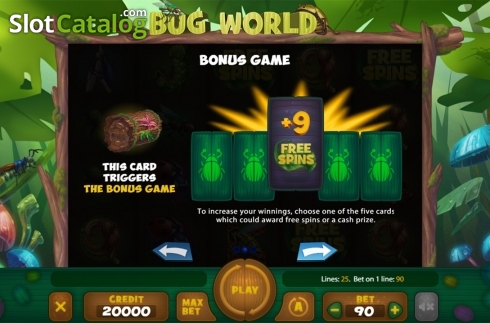 Schermo7. Bug World slot