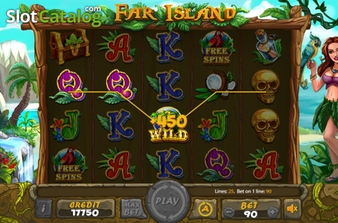 画面5. Far Island カジノスロット