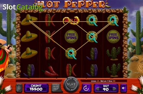 Game workflow. Hot Pepper (X Card) slot
