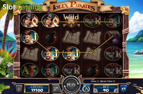 Game workflow . Jolly Roger (X Card) slot
