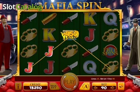 Bildschirm5. Mafia Spin slot
