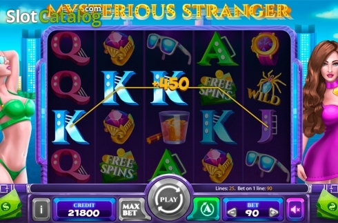Bildschirm5. Mysterious Stranger slot