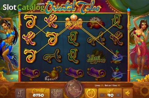 Game workflow 2. Oriental Tales slot