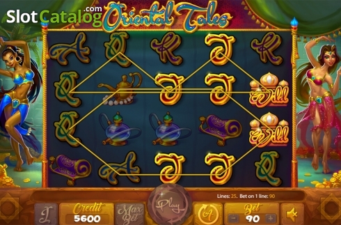 Game workflow 3. Oriental Tales slot