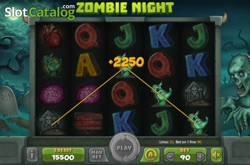 Bildschirm3. Zombie Night slot