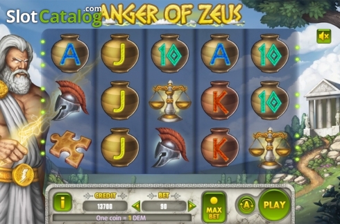 Game workflow 2. Anger Of Zeus slot