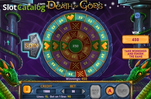 Game workflow 5. Death Of Gods slot