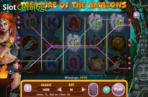 Schermo3. Treasure Of The Amazons slot