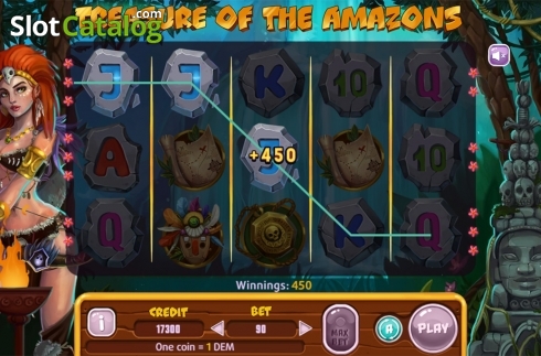 Game workflow 4. Treasure Of The Amazons slot