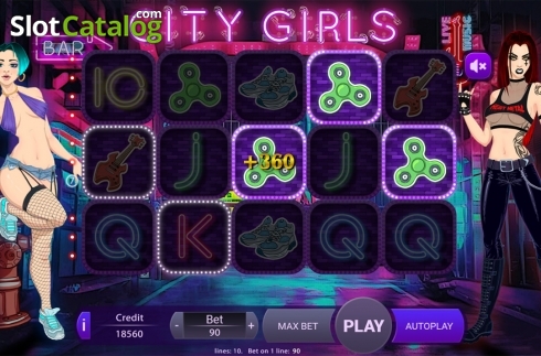 Bildschirm5. City Girls slot