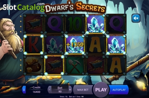 画面4. Dwarfs Secrets カジノスロット
