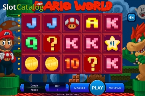 Skärmdump2. Mario World slot