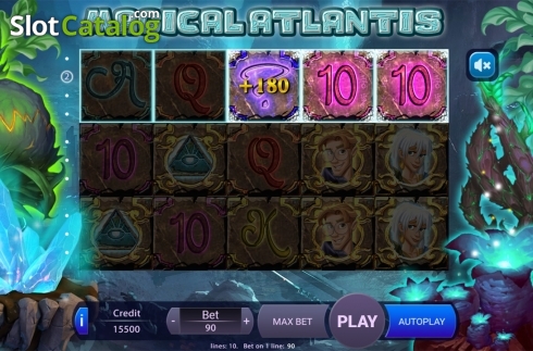 画面7. Magical Atlantis カジノスロット