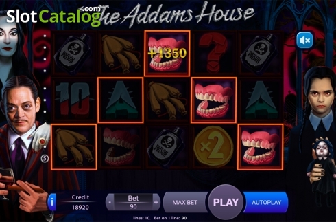 Game workflow 4. The Addams House slot
