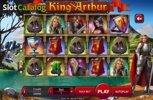 Reels screen. King Arthur (X Play) slot