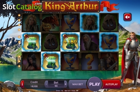 Skärmdump3. King Arthur (X Play) slot