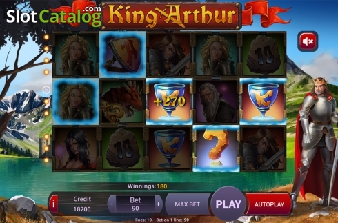 Bildschirm5. King Arthur (X Play) slot