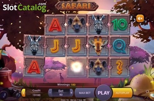 Game workflow 2. Safari (X Play) slot