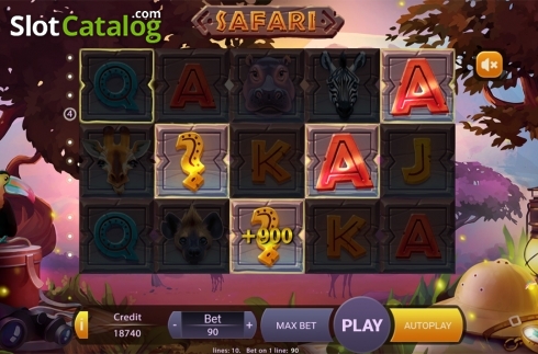 Game workflow 4. Safari (X Play) slot