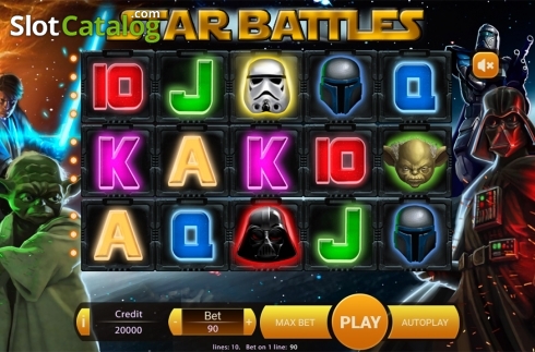 Bildschirm2. Star Battles slot