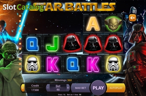 Skärmdump4. Star Battles slot