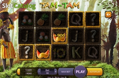 Bildschirm3. Tam-Tam slot